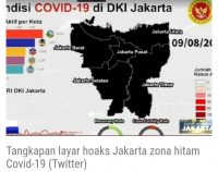 Beredar Isyu Hoaks Bahwa BIN Mengeluarkan Peta DKI Jakarta Zona Hitam Covid-19