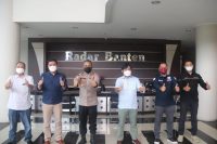 Awali Masa Tugas Sebagai Kabid Humas, AKBP Shinto Silitonga Kunjungi Kantor Radar Banten