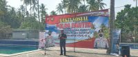 Ciptakan Rasa Aman, Personel Ditpamobvit Polda Banten lakukan Pengamanan Acara Bhakti Sosial