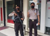 Satsamapta Polres Serang Kota Polda Banten Kawal Obvit