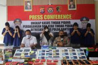 Ditreskrimsus Polda Banten Berhasil Ungkap Kasus Tindak Pidana Perdagangan dan ITE