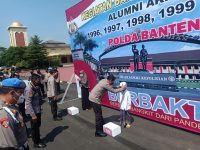 Bidpropam Polda Banten Amankan Kegiatan Baksos Alumni Akpol Angkatan 1996, 1997, 1998, 1999, 2000