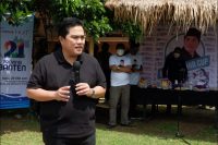 Menteri BUMN RI Buka Lomba Mancing Erick Tohir Cup Polres Serang Kota Polda Banten Siagakan Puluhan Personel