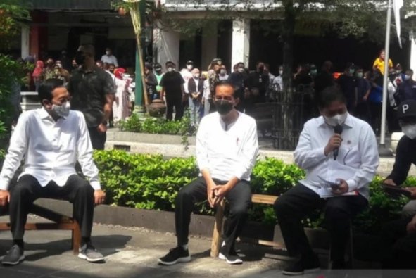 Jokowi Lesehan Di Malioboro Yogya, Pertanda Pariwisata Mulai Longgarkah?
