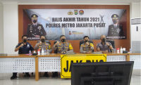 Kapolres Jakarta Pusat, Ungkap Capaian Di Tahun 2021 Kasus Narkotika Yang mendominasi