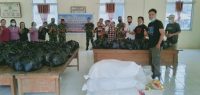 PT.Bangkit Limpoga Jaya ( BLJ ) Lakukan Giat Peduli Kasih Untuk Korban Banjir Desa So Yoan, Ratatotok