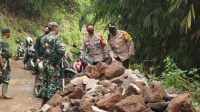 Jalan Penghubung Desa Di Kecamatan Pamulihan, Amblas