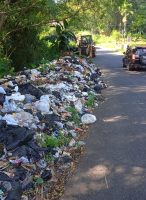 Pemerintah Desa Bersama Karang Taruna Tindak Lanjut Keluhan Masyarakat Atas Tumpukan Sampah Dijalan Baru Cisinga