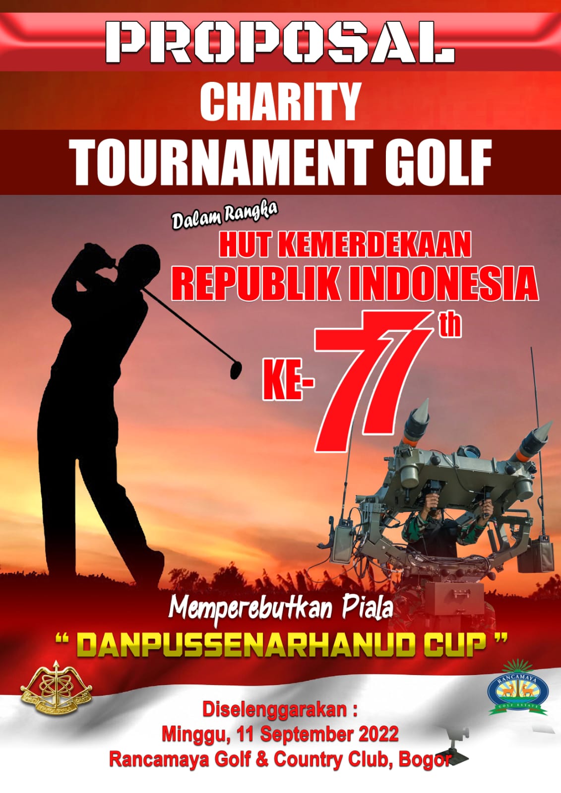 Tournament Golf Hut Kemerdekaan RI Ke 77 TH