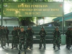 Pangdam Jaya/Jayakarta Menyampaikan Selamat Atas Terpilihnya Para Prajurit Siswa Bintara Khusus Babinsa TNI AD 2022
