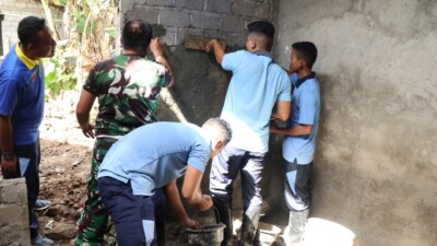 Lanud Sri Manado Bedah Rumah Warga Penyandang Disabilitas