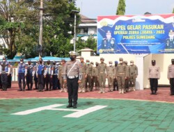 Polres Sumedang Resmi Laksanakan Ops Zebra Lodaya 2022 Selama 14 Hari