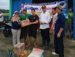 Nasdem Cilacap ; Gerak Cepat membantu Korban Banjir di Kawunganten