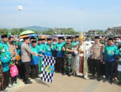 Wakapolda Jabar Buka Peringatan Hari Santri Nasional Di Sumedang