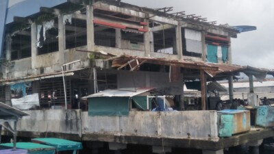 Gedung Pelelangan Ikan Sibolga Sudah Rusak