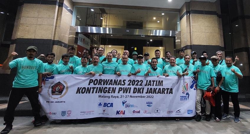 Kontingen PWI DKI Jakarta Usung Kebersamaan Menuju Porwanas 2022