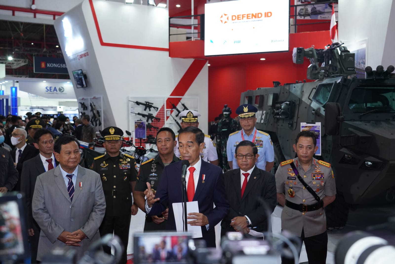 Pembukaan Indo Defence 2022 dan Partisipasi TNI AD