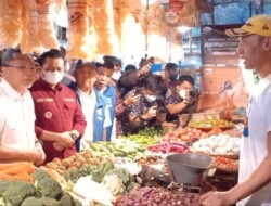 Polres Sumedang Gelar Personil Pengamanan Kunjungan Kerja Menperindag RI Di Pasar Tanjungsari Sumedang
