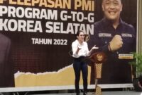 Rieke Diah Pitaloka berikan motivasi untuk PMI yang akan berangkat ke Korea