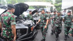 Brigjen Rano Tilaar Lakukan Pemeriksaan Kendaraan Dinas Operasional Non Jabatan Di Kogartap 1/ Jakarta