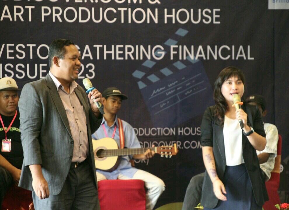 Grand Launching UntungDiCover.com Dan Brilliant Sky Art Production House Dengan Talkshow Investor Gathering Financial Issue 2023