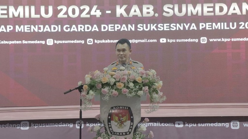 Kapolres Sumedang Hadiri Pelantikan PPS Kabupaten Sumedang
