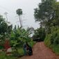 Arah masuk tempat lokasi Sabung ayam tanah Merah di Gunung Putri