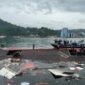 Restoran dipinggir pantai Jayapura ambruk akibat gempa