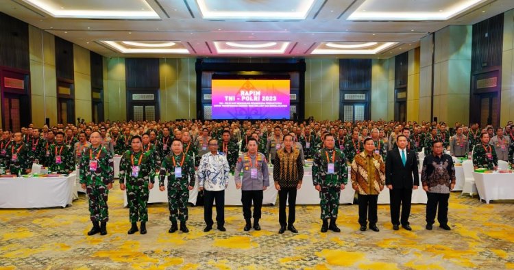 TNI dan Polri Gelar Rapat Pimpinan