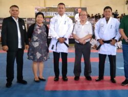 Mayjen TNI (P) Karev Marpaung Di Sematkan Penghargaan Sabuk Dan III Karate Kala Hitam Saat Kejurnas Karate