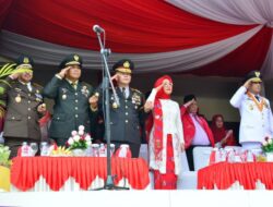 Semangat HUT RI Ke 78, Danrem 132/TDL Tegaskan TNI – Polri Solid Harga Mati