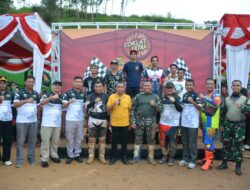 Kejuaraan Motorcross Piala Pangdam I/BB Cup 2023 Di Tutup Oleh Danrem 023/KS