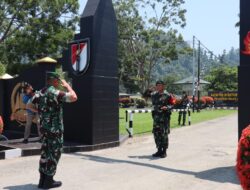 Asop KASAD TNI,Di Dampingi Pangdam XVII Kunjungi Markas Yonif 753/AVT