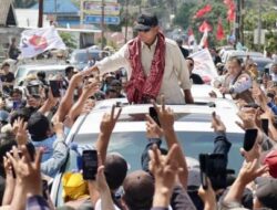 Kedatangan Prabowo Ke Menado,Dapat Sambutan Yang Luar Biasa