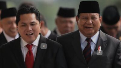 Prabowo Minta Pendapat Untuk Calon Menteri Dan Wakilnya Kepada Erick Thohir