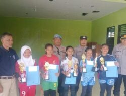 Sambut Hari Bhayangkara Ke -78, Polsek Cibugel Polres Sumedang Gelar Turnamen Bola Voli Antar SD Sekecamatan Cibugel