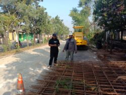 Jalan Rabat Beton I Gusti Ngurah Rai Mulai Di Perbaiki