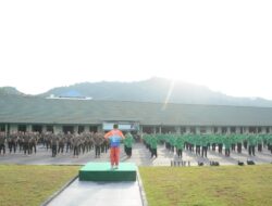 Prajurit Dan Persit Korem 023/KS Laksanakan Olah Raga Senam Bersama, Untuk Jaga Kebugaran