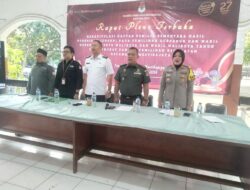 Kapolsek Bantar Gebang Hadiri Rapat Pleno Terbuka Rekapitulasi DPSHP di Kecamatan Mustikajaya