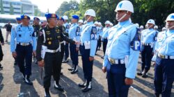 Danpuspom TNI Pimpin Apel Gelar Personel dan Materiil POM TNI Dalam Rangka HUT Ke-79 TNI Tahun 2024