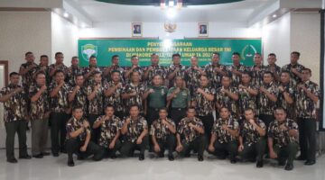 Korem 012/TU Perkuat Peran Keluarga Besar TNI untuk NKRI Bermartabat