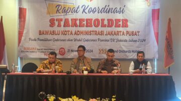 Bawaslu Jakarta Pusat Gelar Rapat Koordinasi untuk Persiapan Pilkada 2024