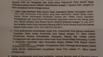 Pemkot Bekasi Mangkir Sidang, Warga SNK Kaget Terima Surat Peringatan Eksekusi