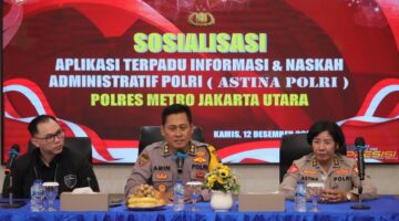 Polres Metro Jakarta Utara Gelar Sosialisasi Aplikasi ASTINA POLRI untuk Tingkatkan Efisiensi Kerja