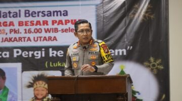 Kapolres Metro Jakarta Utara Hadiri Perayaan Natal Ikatan Keluarga Besar Papua: Semangat Harmoni dalam Keberagaman