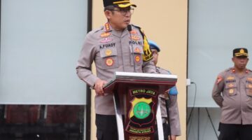 Polres Metro Jakarta Utara Gelar Apel Pergeseran Pasukan Operasi Lilin Jaya 2024