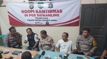 Polsek Koja Gelar Ngopi Kamtibmas, Perkuat Sinergi dengan Warga RW 05 Rawabadak Selatan