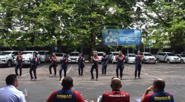 Kuatkan Solidaritas, Bakamla RI Gelar Lomba Senam Garda Laut Indonesia