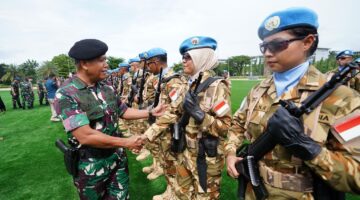 Panglima TNI: Tindakan Kalian adalah Wajah Indonesia di Mata Dunia