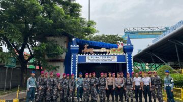 Prajurit Hiu Perkasa TNI AL Siaga Amankan Arus Balik Nataru di Pelabuhan Tanjung Priok